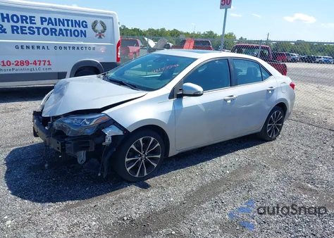 2017 Toyota Corolla Se z USA, uszkodzony, nr VIN 2T1BURHE7HC877006